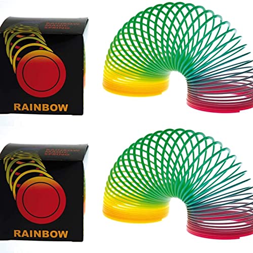 Landahl Regenbogenspirale Springspirale Spirale ca. 7,5x6,5cm als Mitgebsel and Spielen, 4er Set Treppenläufer von Landahl