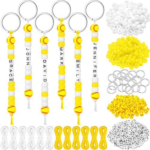 Landical 564-teiliges DIY-Perlen-Schlüsselanhänger-Set, Schlüsselanhänger, Basteln, verstellbare Buchstabenperlen, Schnur, Mama, Sport, Geschenk, Alphabet, Schmuck, Rucksack, Zubehör, Urlaub, Party Landical 564-teiliges DIY-Perlen-Schlüsselanhänger-Set, Schlüsselanhänger, Basteln, verstellbare Buchstabenperlen, Schnur, Mama, Sport, Geschenk, Alphabet, Schmuck, Rucksack, Zubehör, Urlaub, Party von Landical