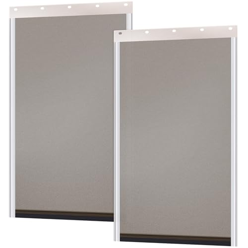 Landical Ersatzklappe für Hundetüren, kompatibel mit PetSafe Freedom Hunde- und Katzentüren, PAC11-11039, groß, 41 x 26 cm, Ersatzklappen, flexible Hundetür mit Magnetverschluss, 2 Stück von Landical