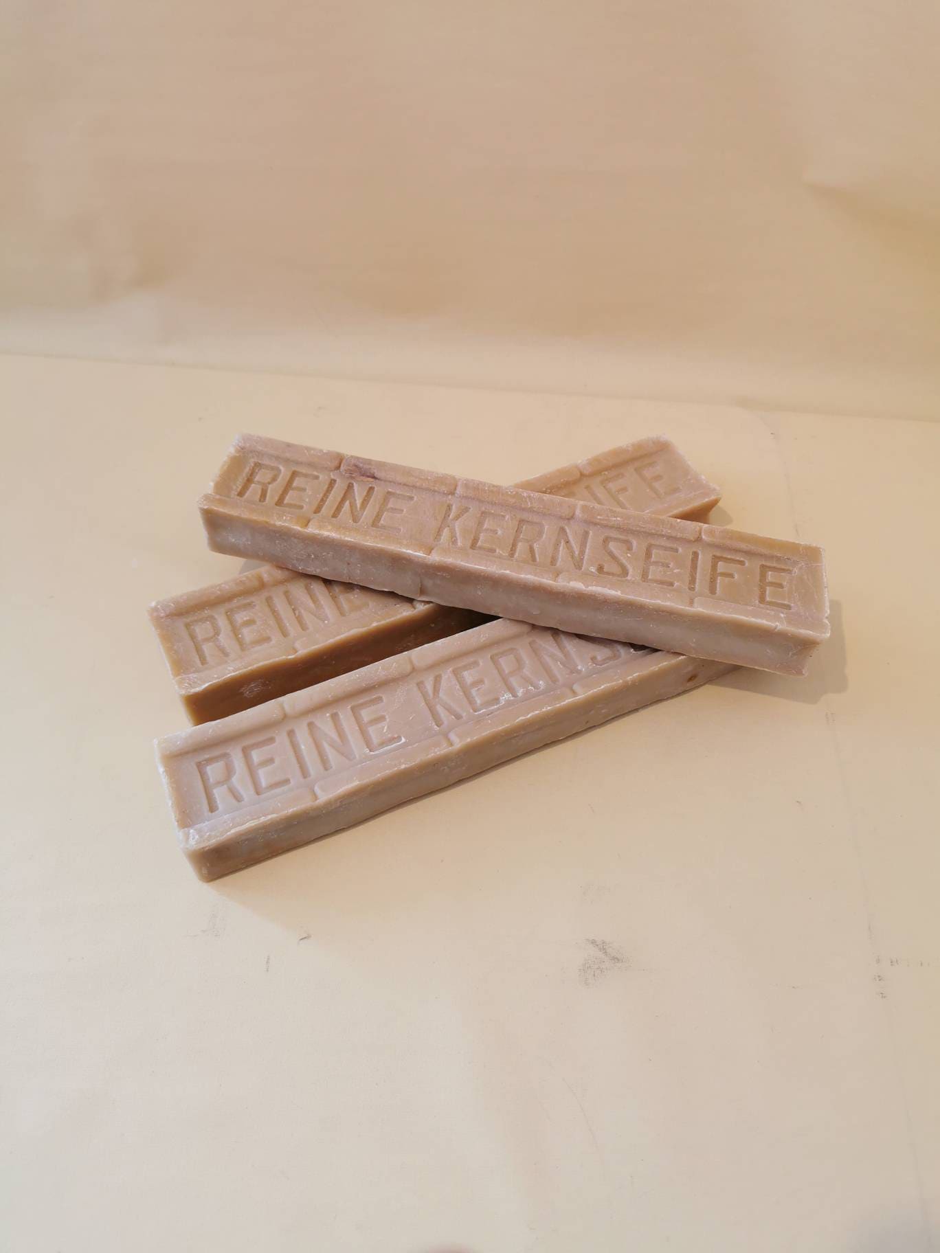 2, 2Kg Kernseife Block Seife 3 Stück Creme Vintage 50Er Jahre 2, 2Kg Kernseife Block Seife 3 Stück Creme Vintage 50Er Jahre von Landmum