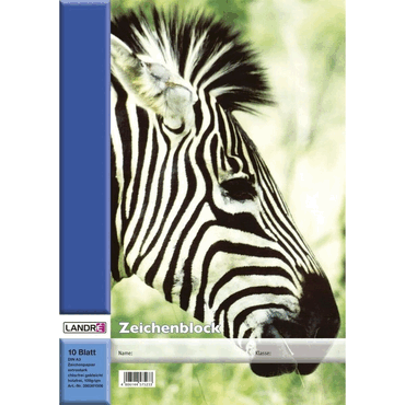 20 x Landre Zeichenblock A3 perforiert VE=10 Blatt von Landre