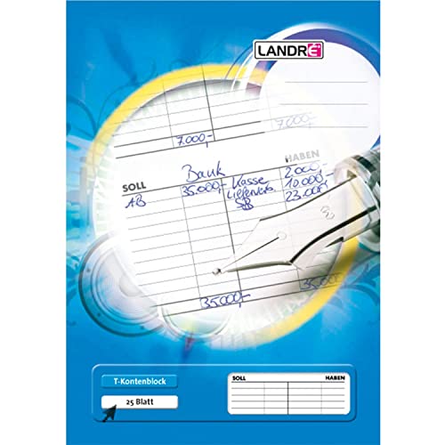 LANDRÉ 100050663 T-Kontenblock DIN A4, 80 g/qm, holzfrei LANDRÉ 100050663 T-Kontenblock DIN A4, 80 g/qm, holzfrei von LANDRÉ