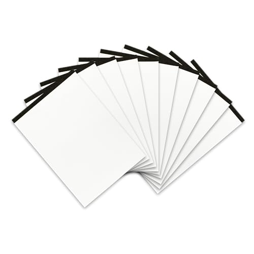 Landré Notiz-Block ohne Deckblatt A4 blanko, 50 Blatt, schwarz, 10 Stück von LANDRE