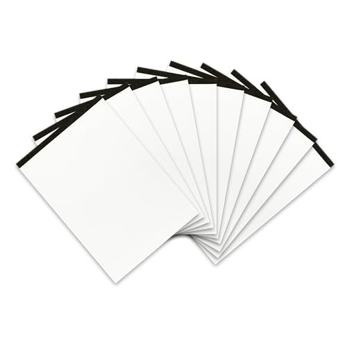 Landré Notiz-Block ohne Deckblatt A4 blanko, 50 Blatt, schwarz, 10 Stück von LANDRÉ
