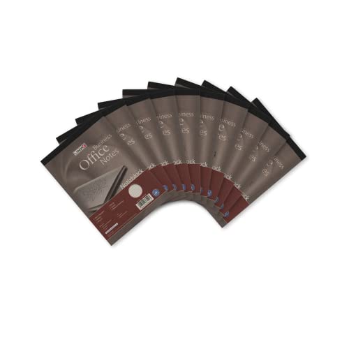 Landré Notiz-Block mit Deckblatt A5 Recycling A5, kariert, 50 Blatt, 60 g/m², 10 Stück von LANDRÉ