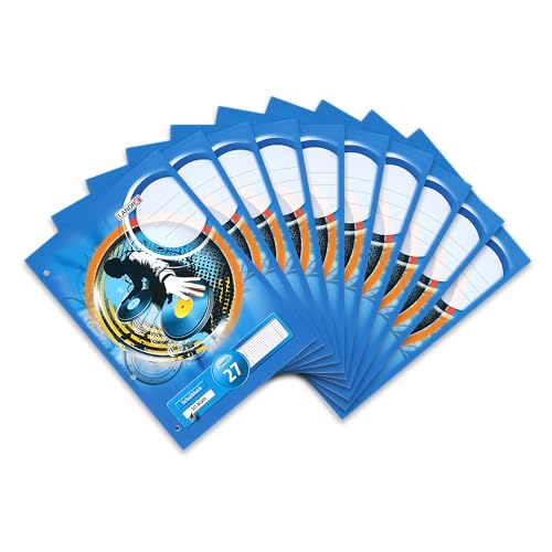 Landré Schulblock A4 liniert, Lineatur 27, 50 Blatt, 70 g/m², 10 Stück Landré Schulblock A4 liniert, Lineatur 27, 50 Blatt, 70 g/m², 10 Stück von LANDRÉ