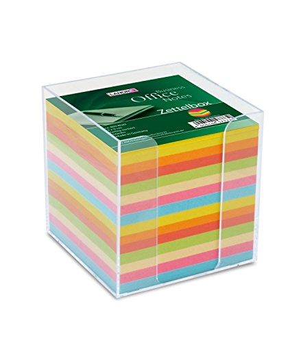 Landré Zettelbox, 9x9cm, 800 Blatt, bunte Notiz-Zettel Landré Zettelbox, 9x9cm, 800 Blatt, bunte Notiz-Zettel von LANDRÉ