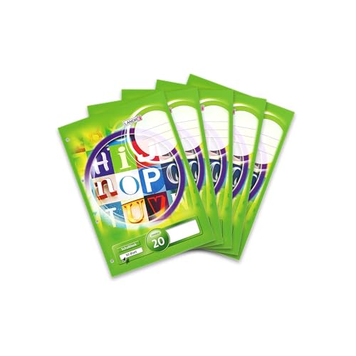 Landré Arbeits-Block A4 blanko, Klausurenblock, 50 Blatt, 80 g/m² Papier, 5 Stück Landré Arbeits-Block A4 blanko, Klausurenblock, 50 Blatt, 80 g/m² Papier, 5 Stück von LANDRÉ