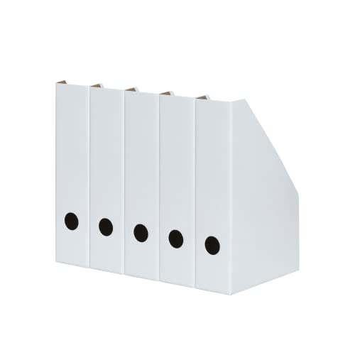 LANDRÉ Stehsammler A4, aus stabilem Karton, 7cm breit, weiss, 5 Stück LANDRÉ Stehsammler A4, aus stabilem Karton, 7cm breit, weiss, 5 Stück von LANDRÉ