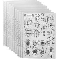 10 Lands Prospekthüllen DIN A3 transparent genarbt 0,08 mm 10 Lands Prospekthüllen DIN A3 transparent genarbt 0,08 mm von Lands