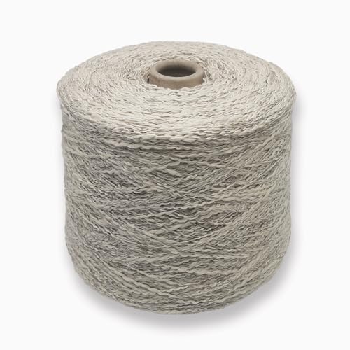 Garn aus Baumwolle, Leinen, meliert, zum Häkeln und Stricken, 300 g oder 500 g, Rocca (meliert, 300 g) von Laneworld