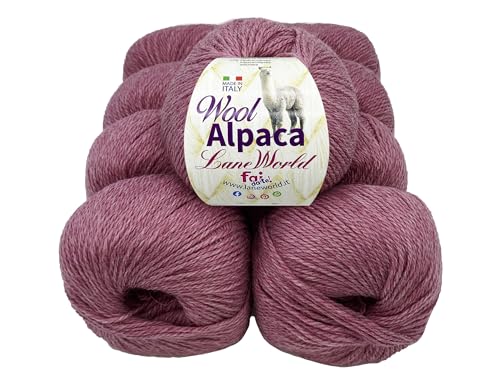 Wool Alpaka Wollmischung, 50 Gramm, weich und warm (12, WA77) von Laneworld
