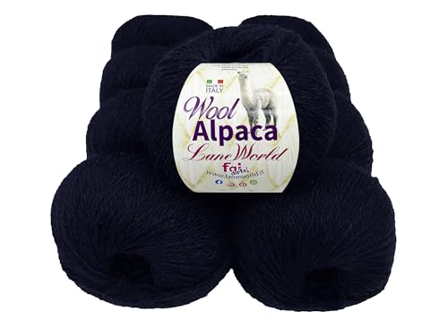Wool Alpaka Wollmischung, 50 Gramm, weich und warm (4, WA4) von Laneworld