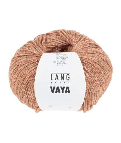 50g "Vaya" - Farbe: 27 - lachs melange - luftiges Garn aus Baumwolle, Merino und Yak 50g "Vaya" - Farbe: 27 - lachs melange - luftiges Garn aus Baumwolle, Merino und Yak von Lang Yarns