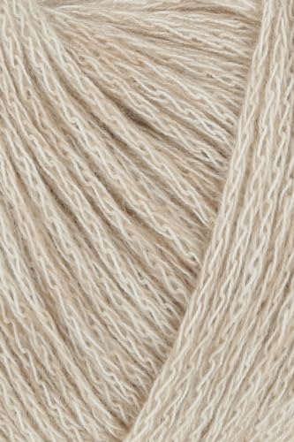 50g "Vaya" - Farbe: 94 - beige melange - luftiges Garn aus Baumwolle, Merino und Yak von Lang Yarns