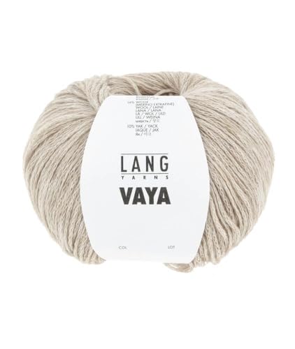 50g "Vaya" - Farbe: 94 - beige melange - luftiges Garn aus Baumwolle, Merino und Yak 50g "Vaya" - Farbe: 94 - beige melange - luftiges Garn aus Baumwolle, Merino und Yak von Lang Yarns