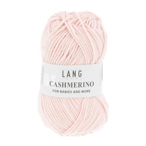 LANG YARNS Cashmerino - Farbe: Hellrosa (0009) - 50 g/ca. 125 m Wolle von Lang Yarns