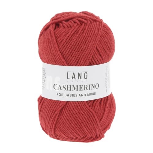 LANG YARNS Cashmerino - Farbe: Rot (0060) - 50 g/ca. 125 m Wolle von Lang Yarns