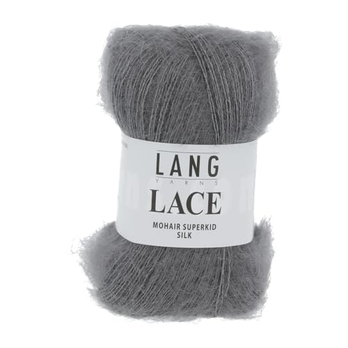 LANG YARNS Lace - Farbe: Grau Mélange (0005) - 25 g/ca. 310 m Wolle von Lang Yarns