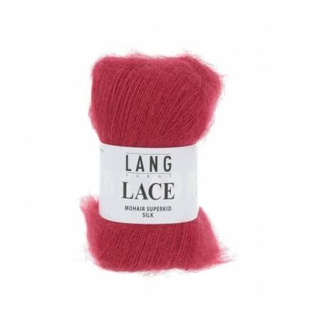 LANG YARNS Lace - Farbe: Rot (0060) - 25 g / ca. 310 m Wolle von Lang Yarns