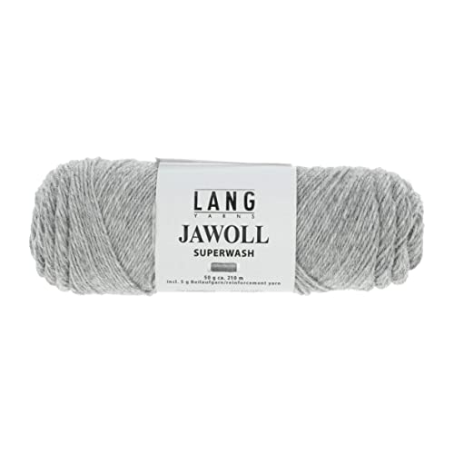 Lang Jawoll Superwash Sockenwolle Farbwahl (05 - grau) von Lang Yarns