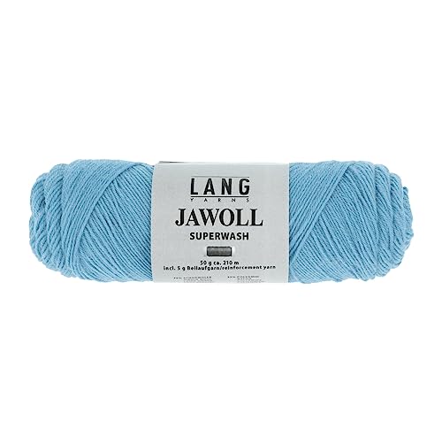 Lang Jawoll Superwash Sockenwolle Farbwahl (110 - meerblau) von Lang Yarns