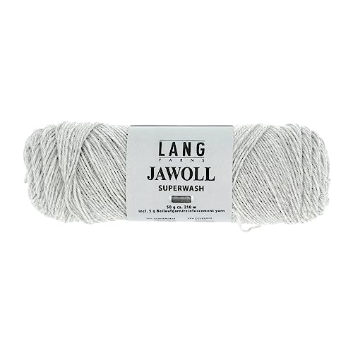 Lang Jawoll Superwash Sockenwolle Farbwahl (23 - hellgrau) von Lang Yarns