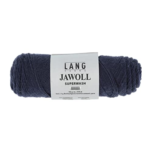 Lang Jawoll Superwash Sockenwolle Farbwahl (25 - dunkelblau) von Lang Yarns
