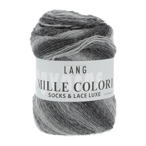 Lang Yarns 1 Stück Wolle/Nylon/Polyester Tausend Farben für Socken und Lace Luxe-3 von Lang Yarns