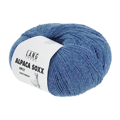 Lang Yarns - Alpaca Soxx 4-fach/4-PLY 0020 hellblau melange 100 g von Lang Yarns