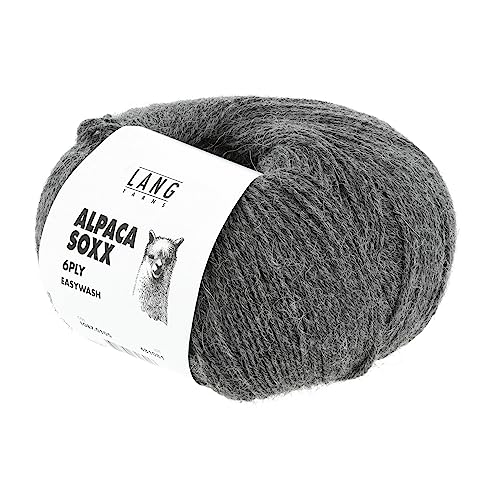 Lang Yarns - Alpaca Soxx 6-fach/6-PLY 0105 dunkelgrau melange 150 g Lang Yarns - Alpaca Soxx 6-fach/6-PLY 0105 dunkelgrau melange 150 g von Lang Yarns