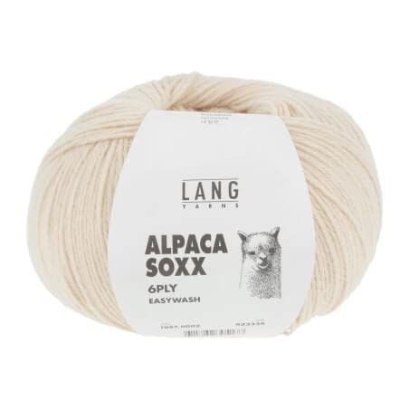 Lang Yarns Alpaca Soxx 6-ply 1087.0002 - creme von Lang Yarns