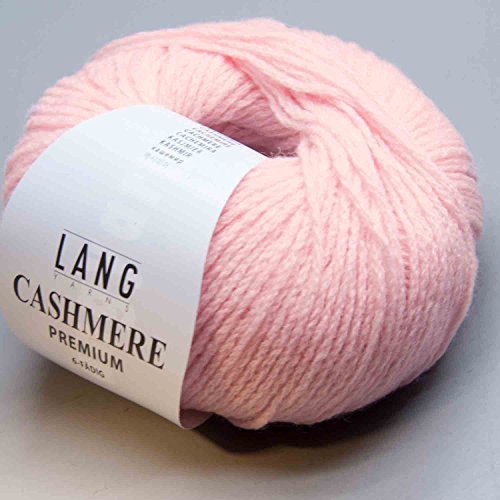 Lang Yarns - CASHMERE PREMIUM - Farbe 0119 Hellrosa - 100% Kaschmirwolle (25 Gramm – 1 Knäuel) von Lang Yarns