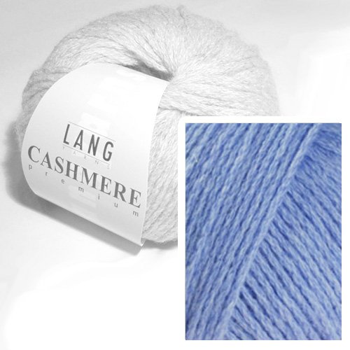 Lang Yarns - CASHMERE PREMIUM - Farbe 0133 Jeans Mélange - 100% Kaschmirwolle (25 Gramm – 1 Knäuel) von Lang Yarns