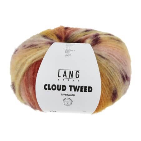 Lang Yarns - Cloud Tweed 0005 orange rot 100 g von Lang Yarns