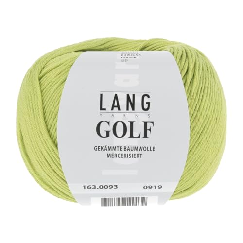 Lang Yarns Golf Wolle Farbwahl (93 - Limette) von Lang Yarns