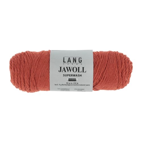 Lang Yarns JAWOLL Sockenwolle 4fach incl. Beilaufgarn Fb.275 terracotta von Lang Yarns