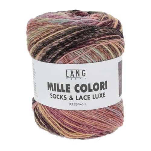 Lang Yarns MILLE COLORI SOCKS AND LACE LUXE 859.0207 - Bunt dunkel von Lang Yarns