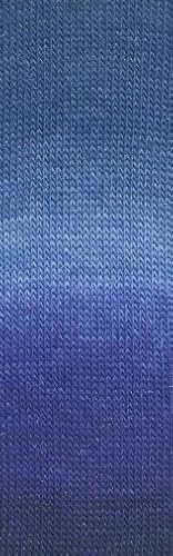 Lang Yarns MILLE COLORI SOCKS AND LACE LUXE 859.0215 - Navy/Blau/Petrol von Lang Yarns
