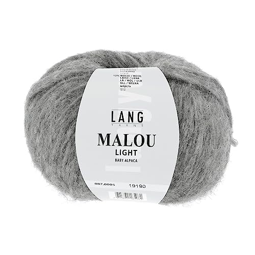 Lang Yarns Malou Light 005 medium grey 50g Wolle von Lang Yarns