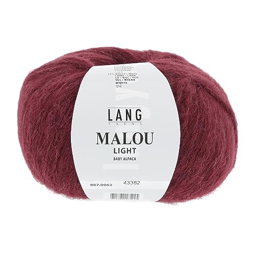 Lang Yarns Malou Light 062 crimson 50g Wolle von Lang Yarns