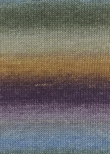 Lang Yarns Merino+ Color 926.0206 - violett/mais/Olive Lang Yarns Merino+ Color 926.0206 - violett/mais/Olive von Lang Yarns