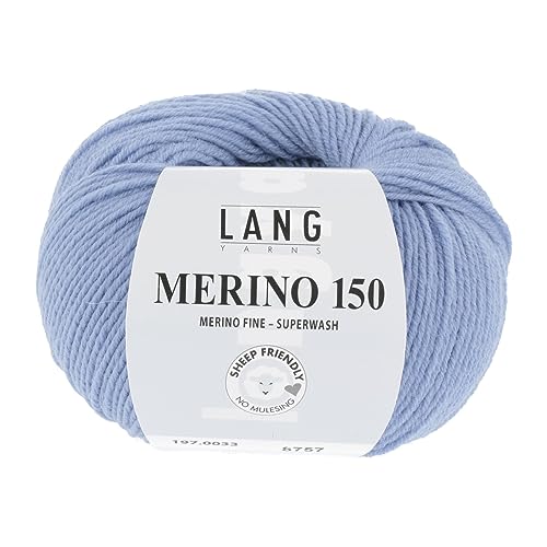 Lang Yarns Merino 150 Superwash 0033 himmelblau Lang Yarns Merino 150 Superwash 0033 himmelblau von Lang Yarns