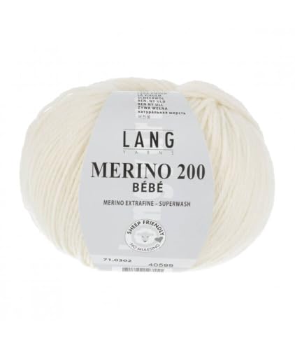 Lang Yarns Merino 200 Bébé 0302 ecrü von Lang Yarns