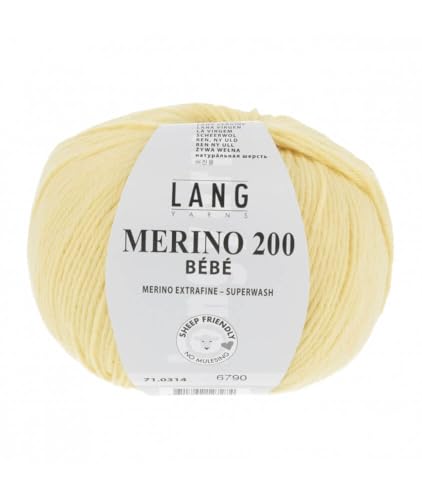 Lang Yarns Merino 200 Bébé 0314 hellgelb Lang Yarns Merino 200 Bébé 0314 hellgelb von Lang Yarns