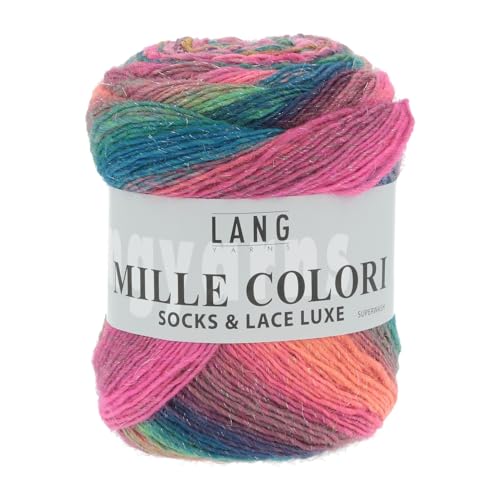 Lang Yarns Mille Colori Socken und Spitze Luxe-50, Wolle/Nylon/Polyester von Lang Yarns