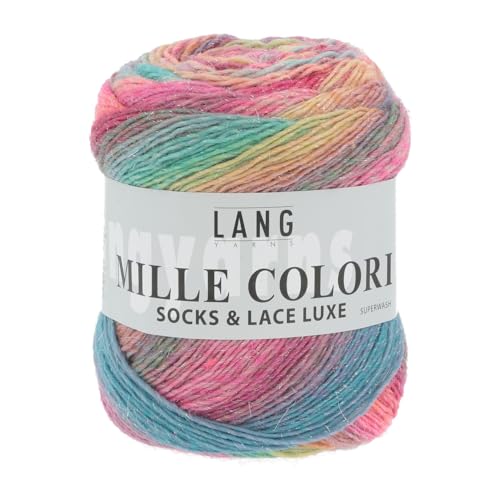 Lang Yarns Mille Colori Socken und Spitze Luxe-51, Wolle/Nylon/Polyester von Lang Yarns