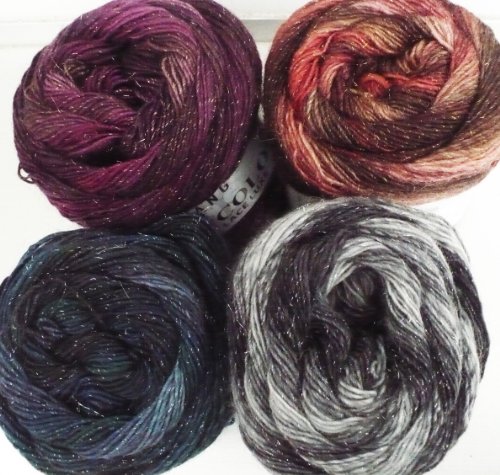 Lang Yarns Mille Colori Socken und Spitze Luxe-80, Wolle/Nylon/Polyester von Lang Yarns