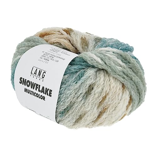 Lang Yarns - Snowflake Multicolor 0003 petrol braun offwhite 50 g von Lang Yarns
