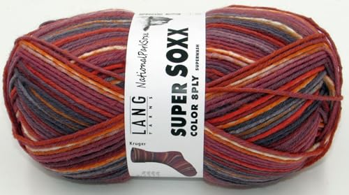 Lang Yarns Super Soxx Color 8-fach/8-ply 150g 481 - Kruger Lang Yarns Super Soxx Color 8-fach/8-ply 150g 481 - Kruger von Lang Yarns